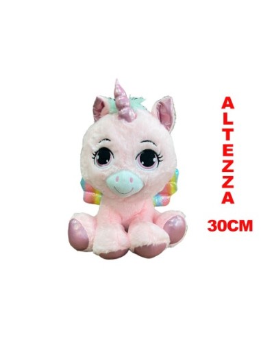 9908 UNICORNO PELUCHE CM.30