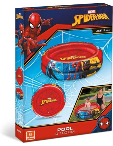 16914 PISCINA SPIDERMAN CM.100