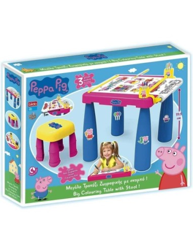 8117 TAVOLO ATTIVITA'C/SGABELLO PEPPA PIG