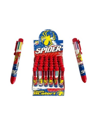 9551 PENNA IN DISPLAY 8 COLORI SPIDER-MAN