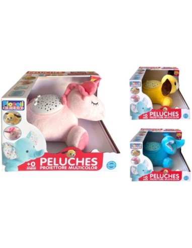 9796 PELUCHE ANIMALETTI CON PROIETTORE MUSICALE