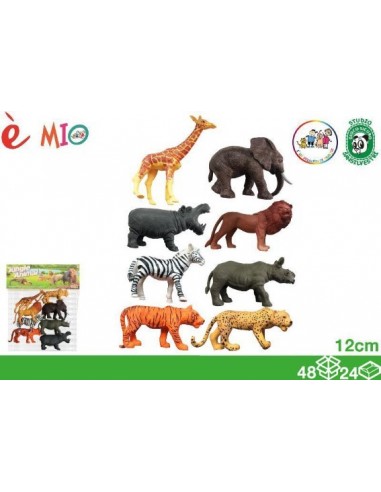 07161 BUSTA ANIMALI SAVANA 8 PZ