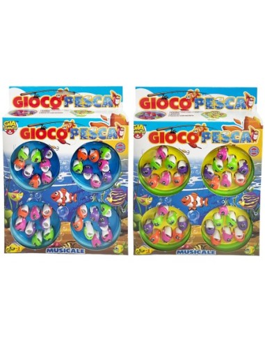 9086 GIOCO PESCA 4 PZ.MUSICALE