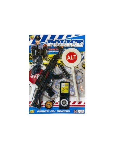 9645 BLISTER POLICE CON PALETTA