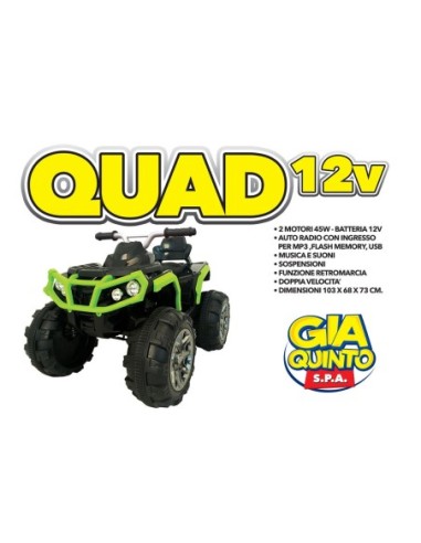 5254 QUAD GVC VERDE 12W BATTERIA