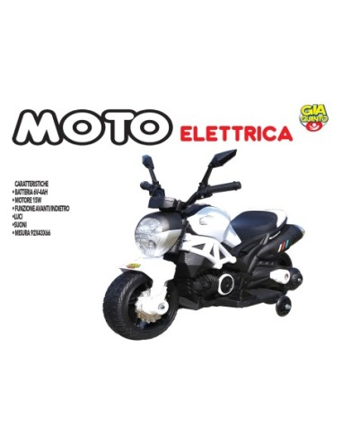 5366 MOTO BATTERIA 6 W BIANCA 93X43X66