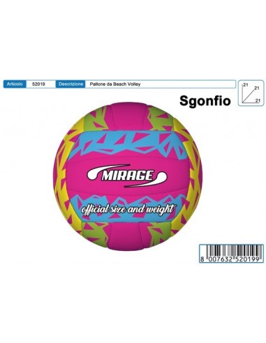 52019 PALLONE VOLLEY FRACTURE MIRAGE