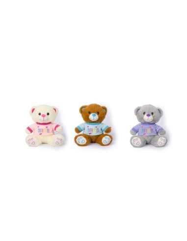 28348 ORSETTO TEDDY CON T-SHIRT COLORATA H 23